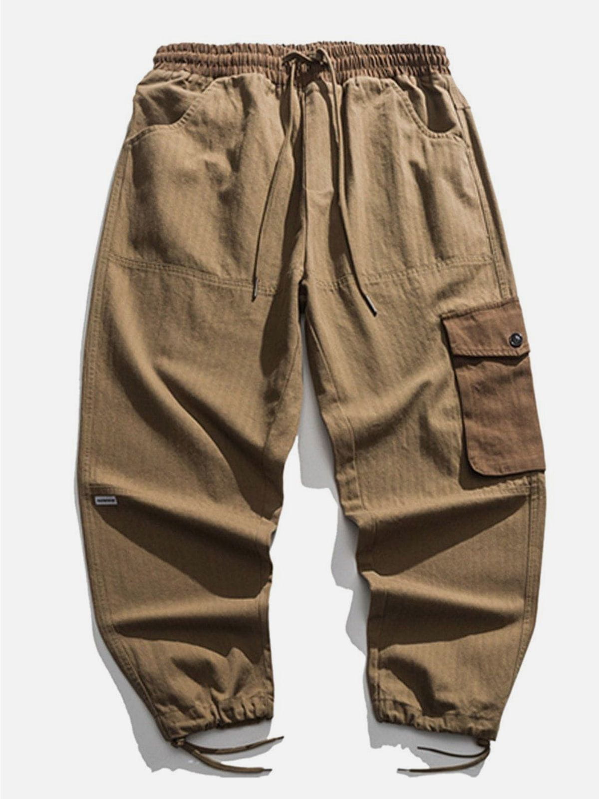 Majesda® - Solid Color Casual Cargo Pants