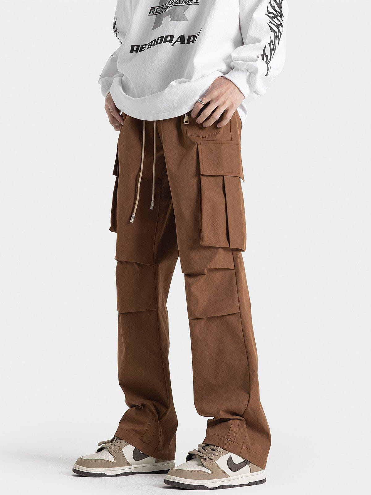 Majesda® - Zip Large Multi-Pocket Cargo Pants