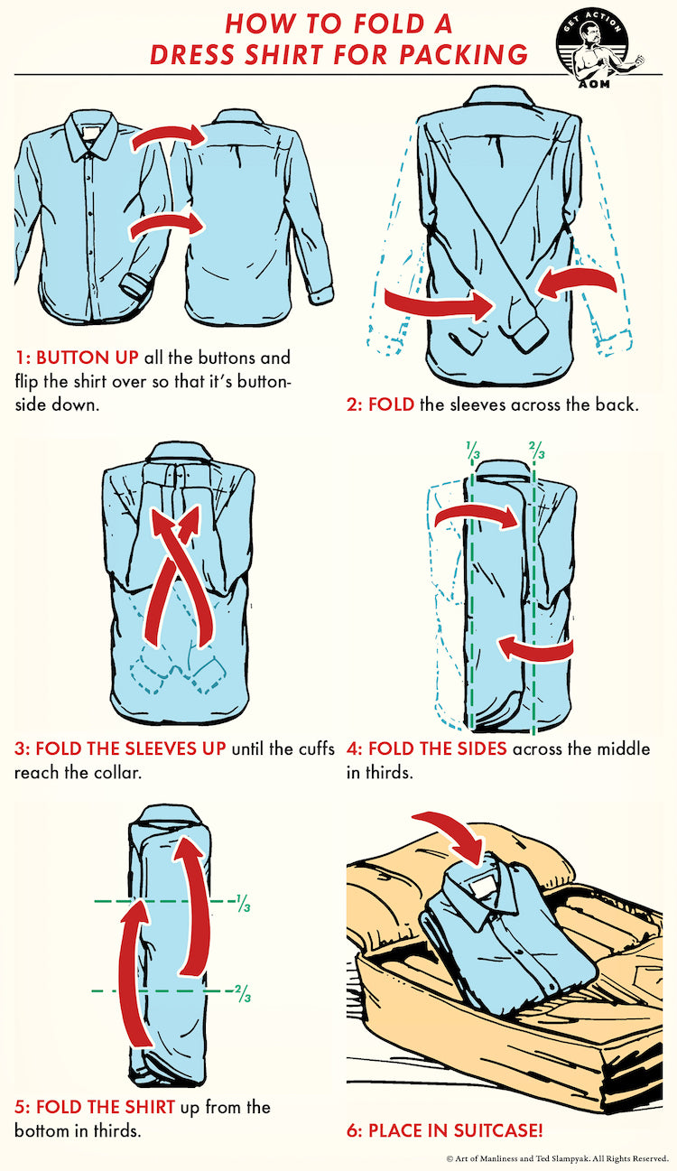 How To Pack Dress Shirts? – Majesda