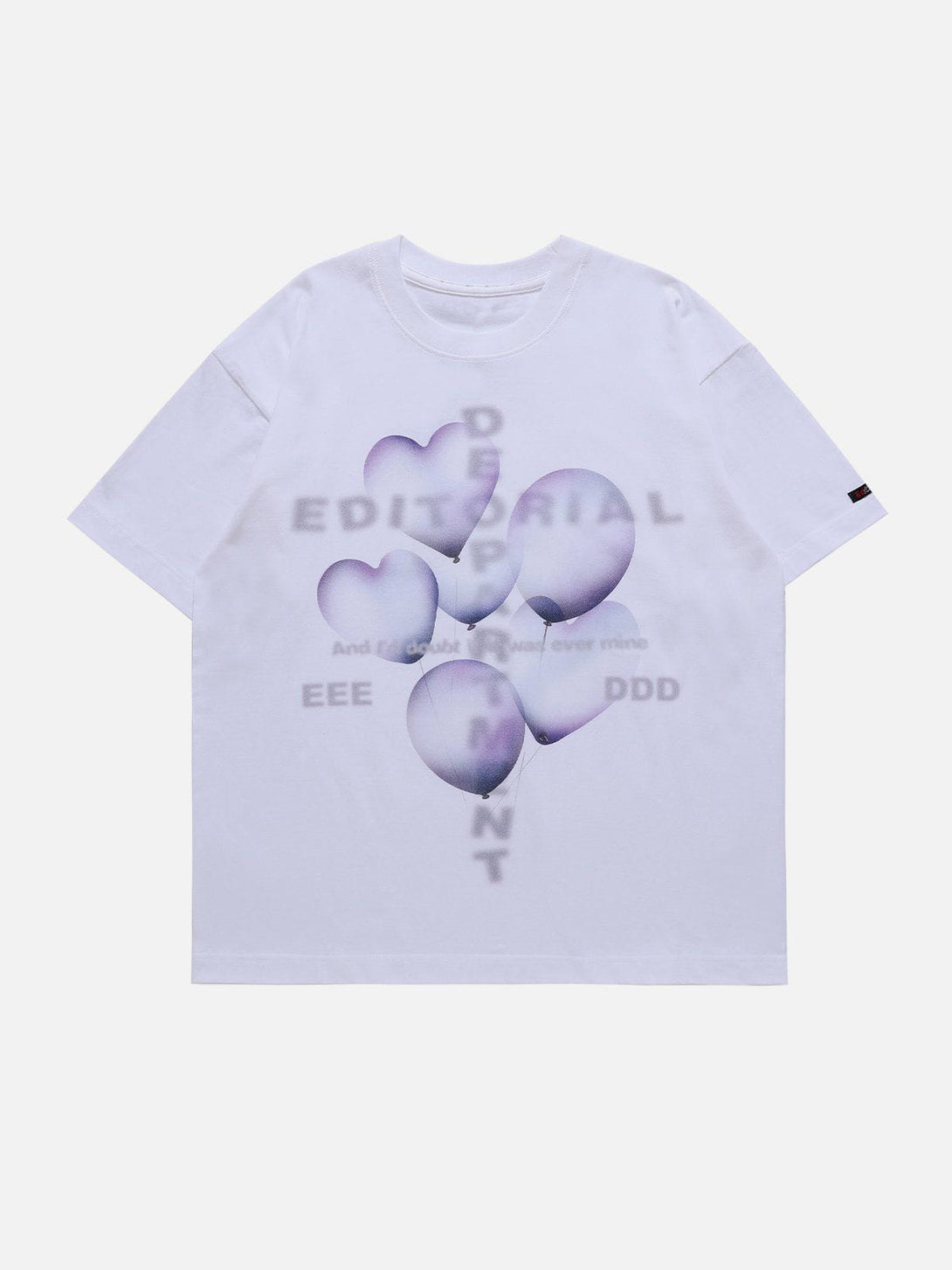 Majesda® - 3D Heart Print Tee- Outfit Ideas - Streetwear Fashion - majesda.com