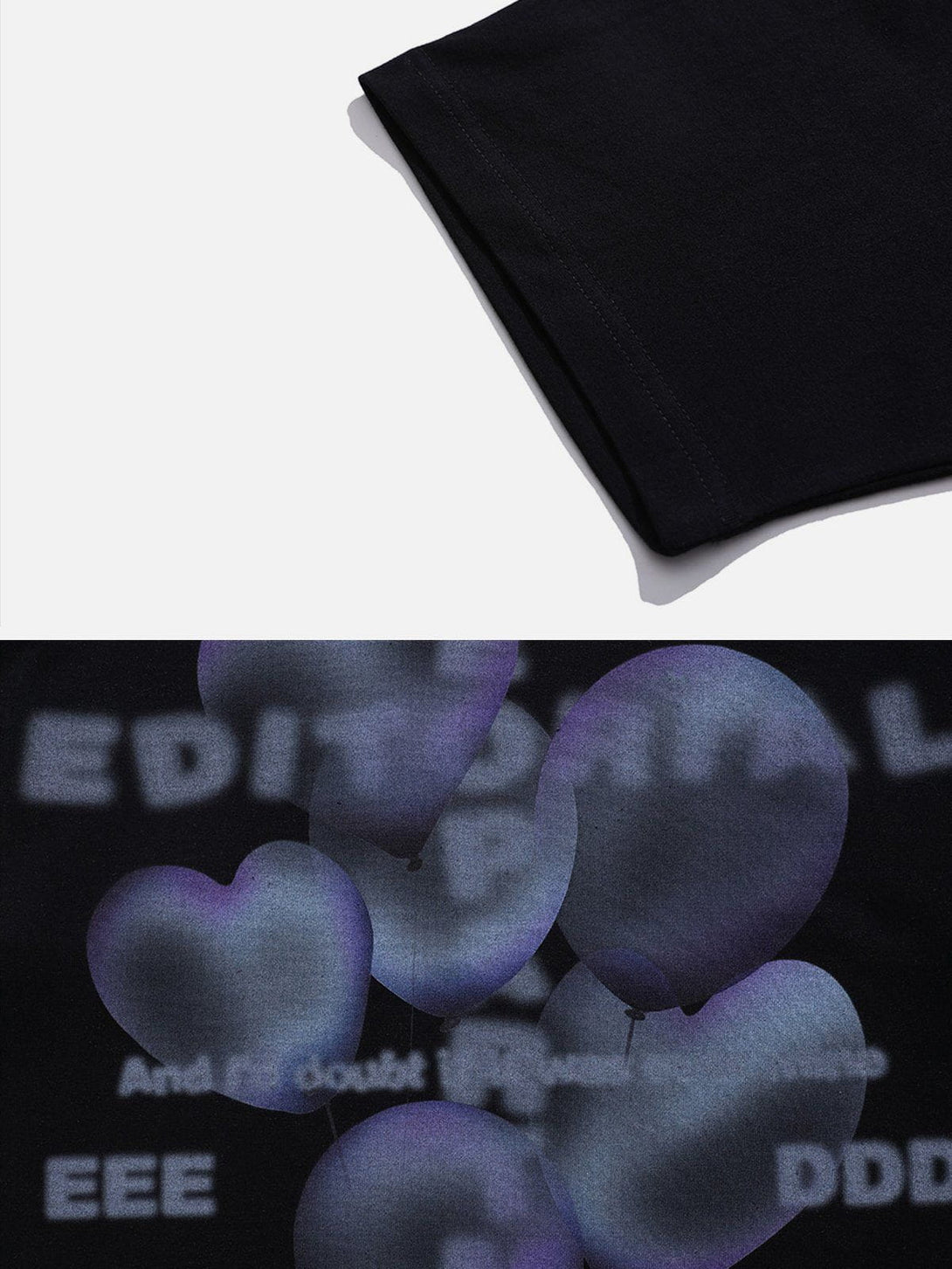 Majesda® - 3D Heart Print Tee- Outfit Ideas - Streetwear Fashion - majesda.com