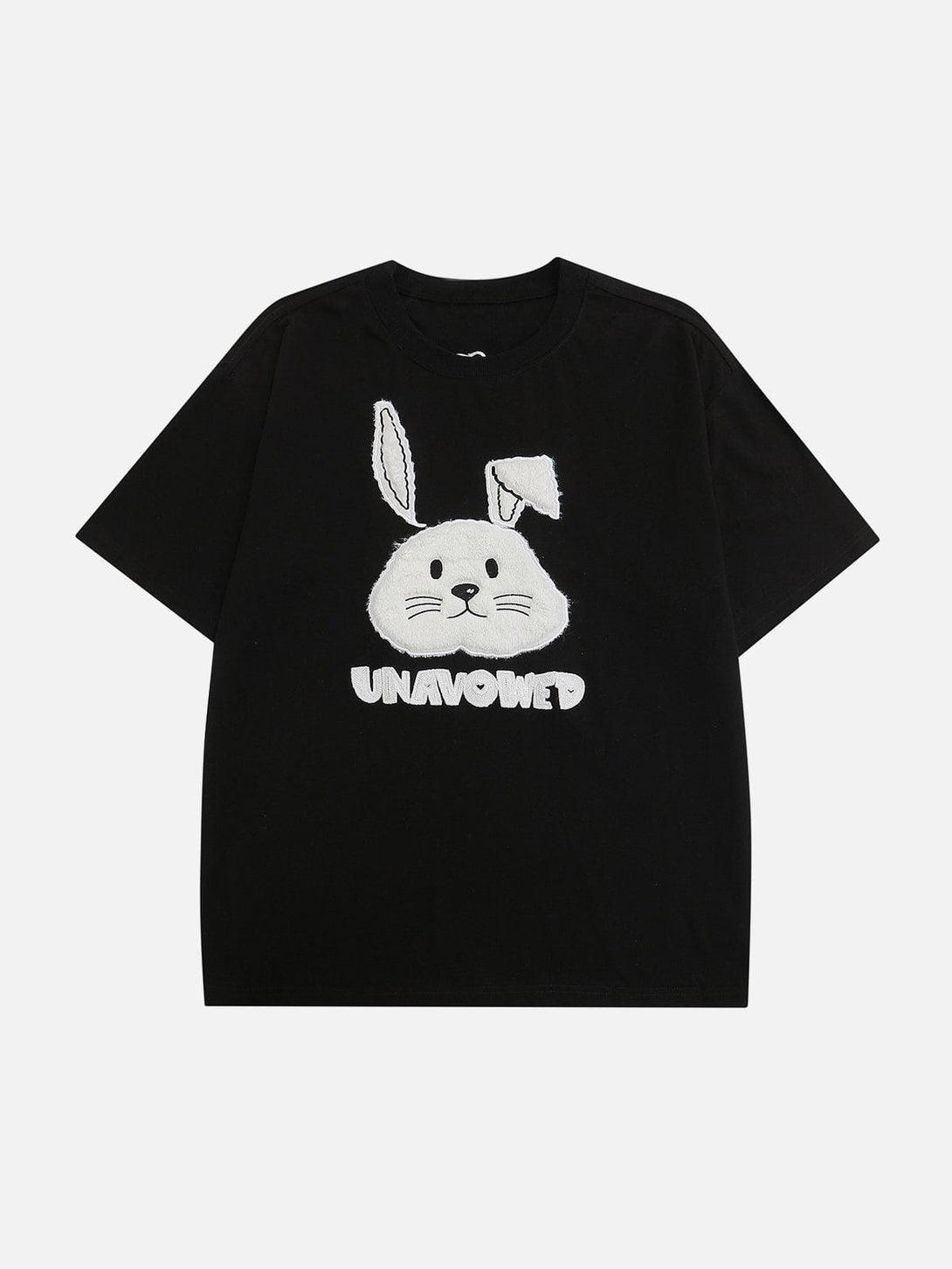 Majesda® - 3D Rabbit Embroidery Tee- Outfit Ideas - Streetwear Fashion - majesda.com