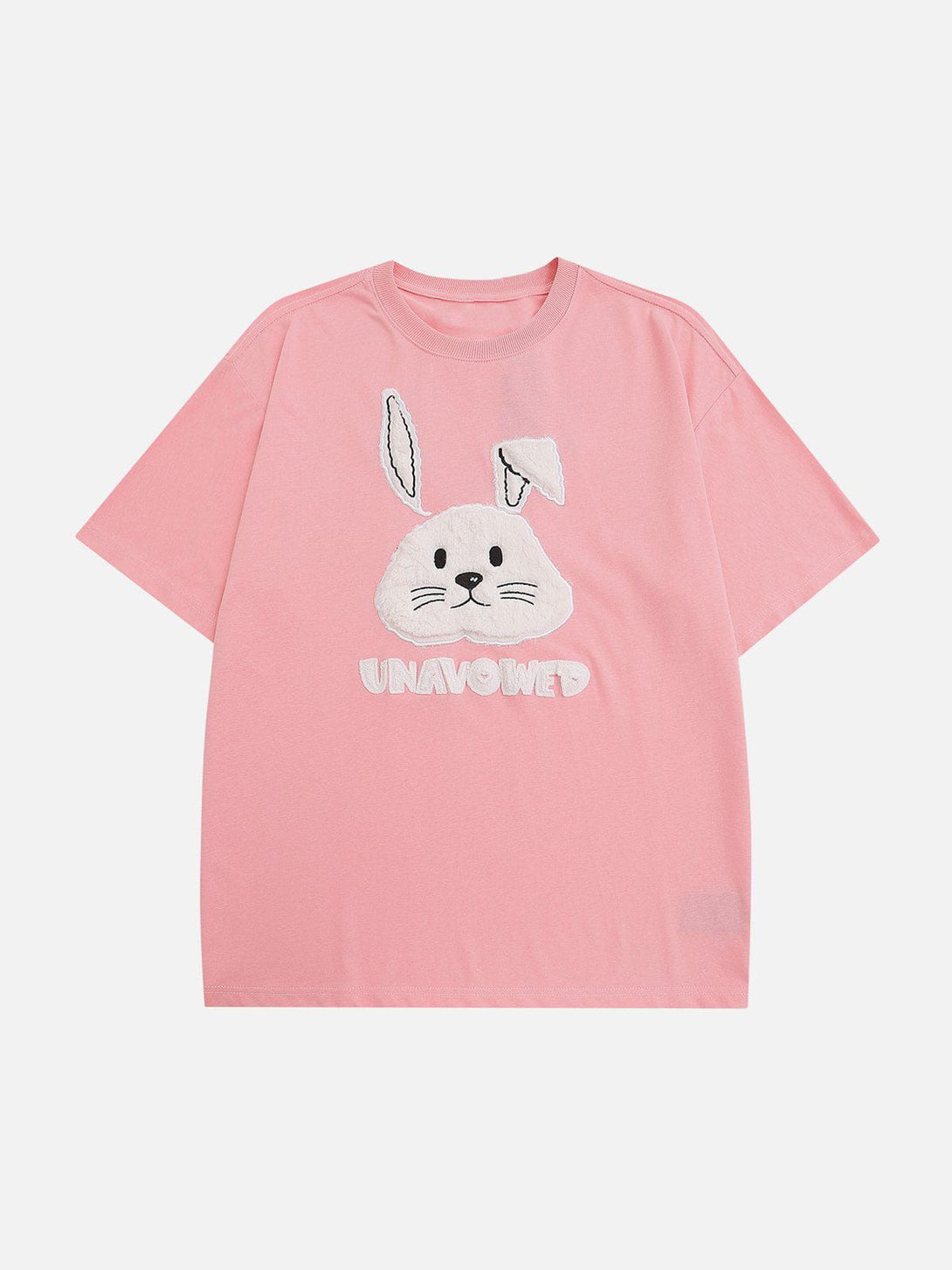 Majesda® - 3D Rabbit Embroidery Tee- Outfit Ideas - Streetwear Fashion - majesda.com