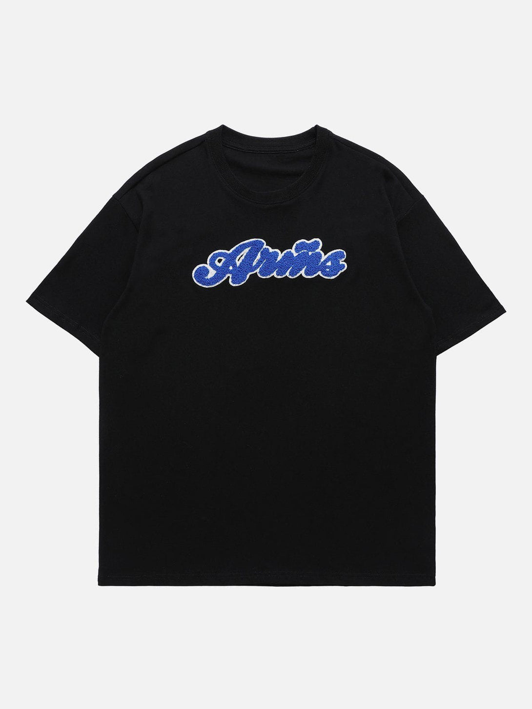 Majesda® - Alphabet Embroidery Print Tee- Outfit Ideas - Streetwear Fashion - majesda.com