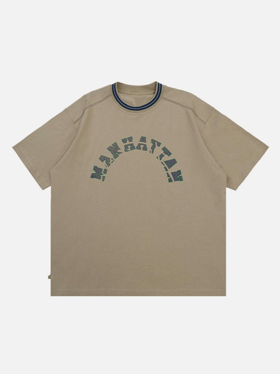 Majesda® - Alphabet Print Tee- Outfit Ideas - Streetwear Fashion - majesda.com