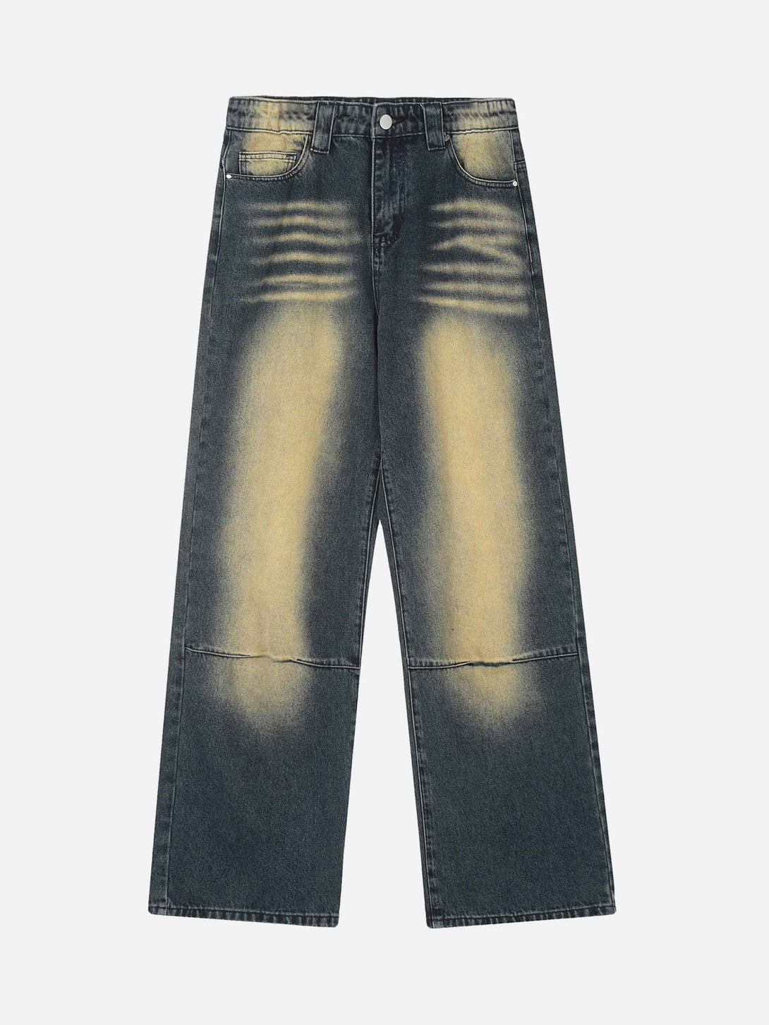 Majesda® - American Gothic Letter Embroidered Jeans - 1936- Outfit Ideas - Streetwear Fashion - majesda.com