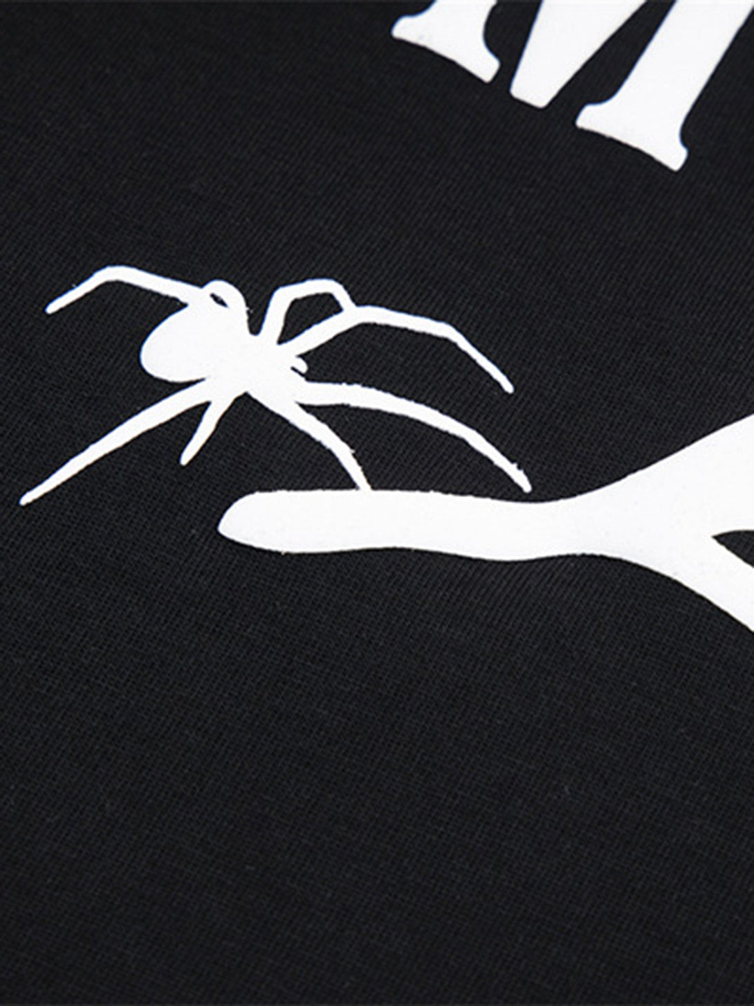 Majesda® - American High Street Spider Print T-shirt- Outfit Ideas - Streetwear Fashion - majesda.com