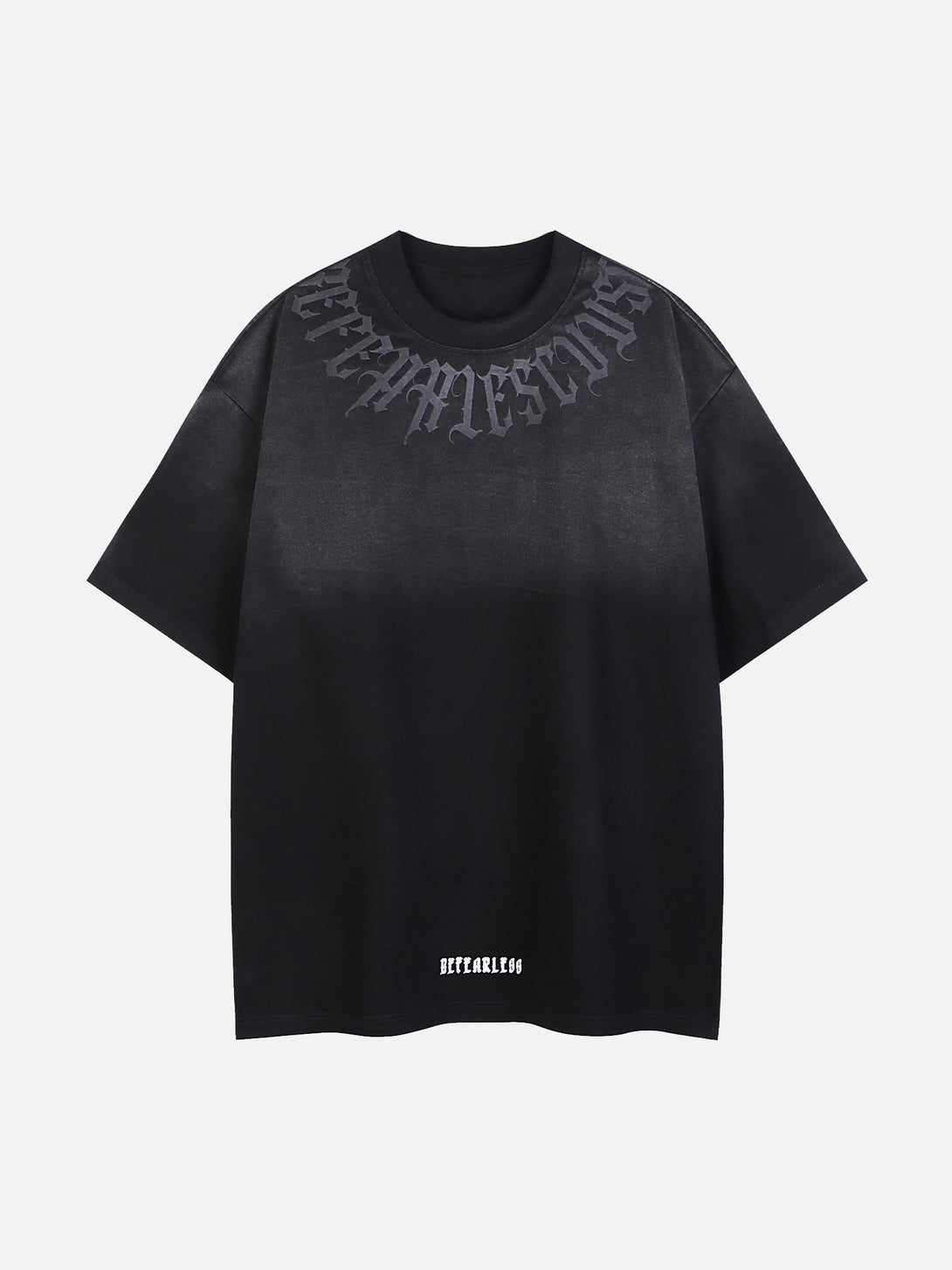 Majesda® - American Retro Lettering Old Washed Oversize Heavy T-shirt- Outfit Ideas - Streetwear Fashion - majesda.com