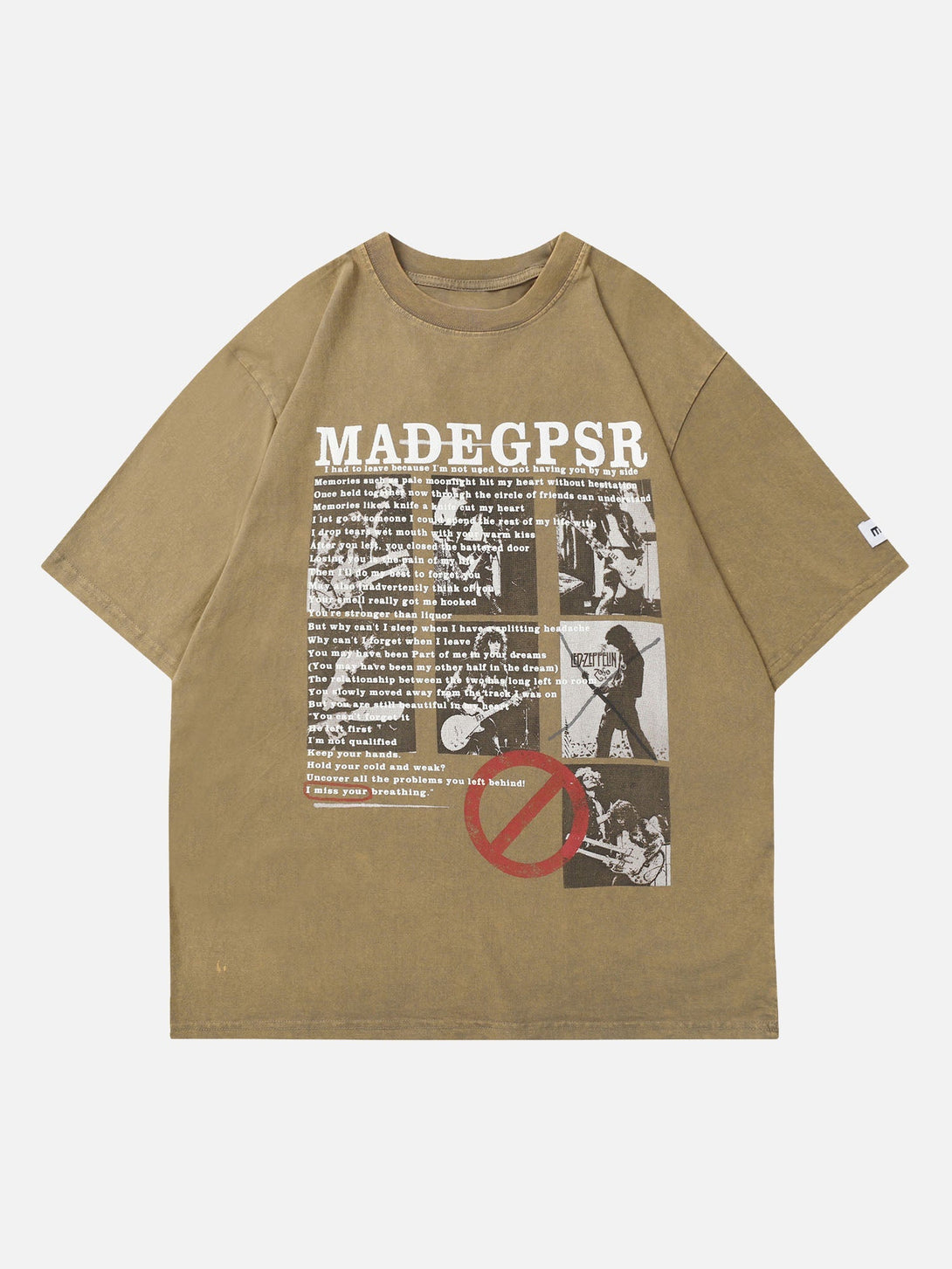 Majesda® - American Street Fashion Washed Printed Short Sleeve T-Shirt- Outfit Ideas - Streetwear Fashion - majesda.com