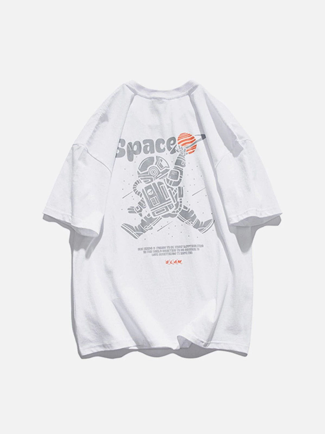 Majesda® - Astronaut Alphabet Graphic Tee- Outfit Ideas - Streetwear Fashion - majesda.com