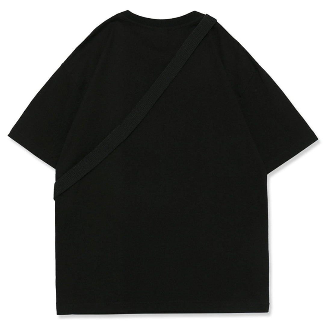 Majesda® - Bear Backpack Pure Cotton Tee- Outfit Ideas - Streetwear Fashion - majesda.com