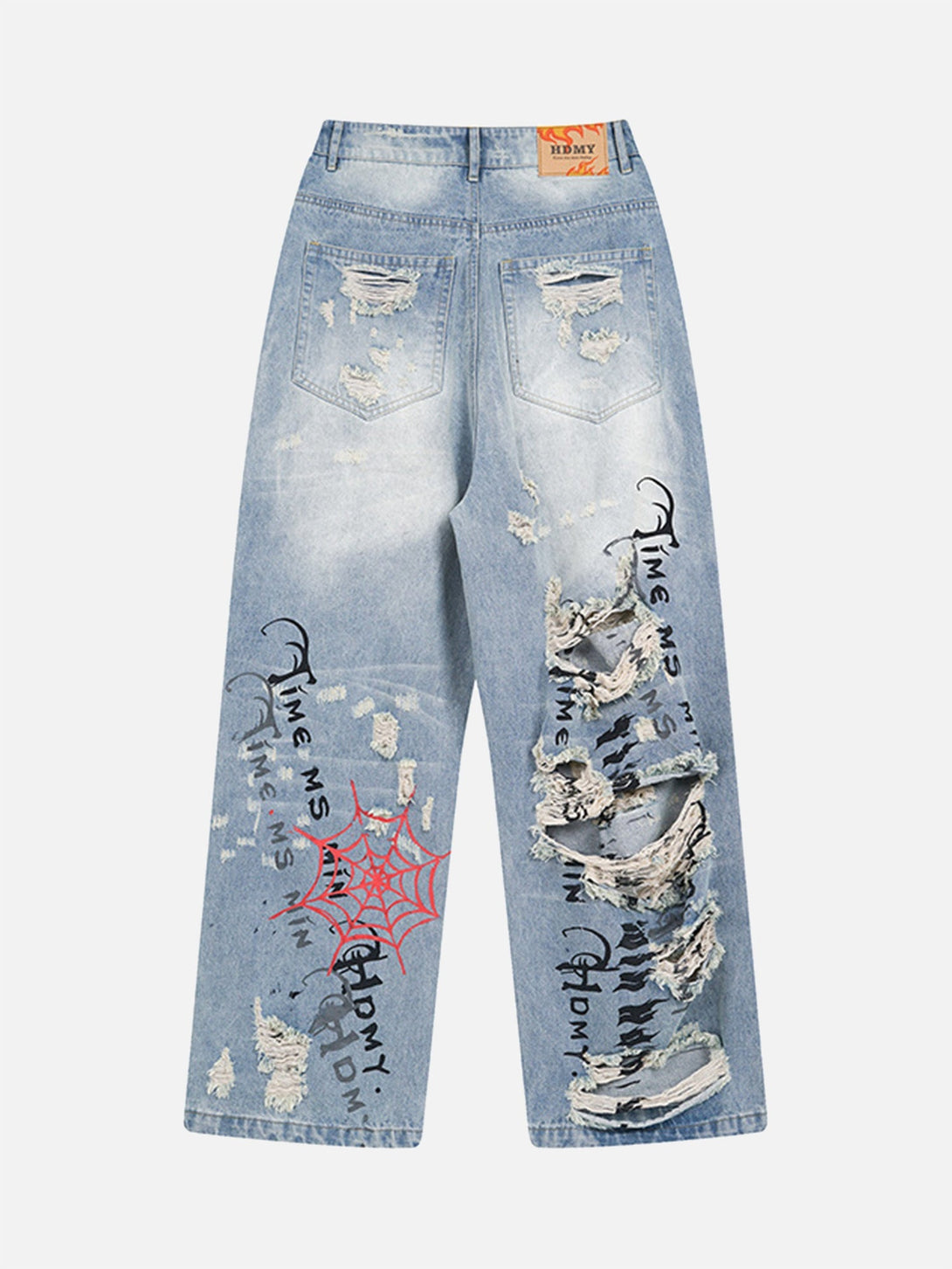 Majesda® - Beautiful And Trendy Personalized Cut Hand-printed Jeans- Outfit Ideas - Streetwear Fashion - majesda.com