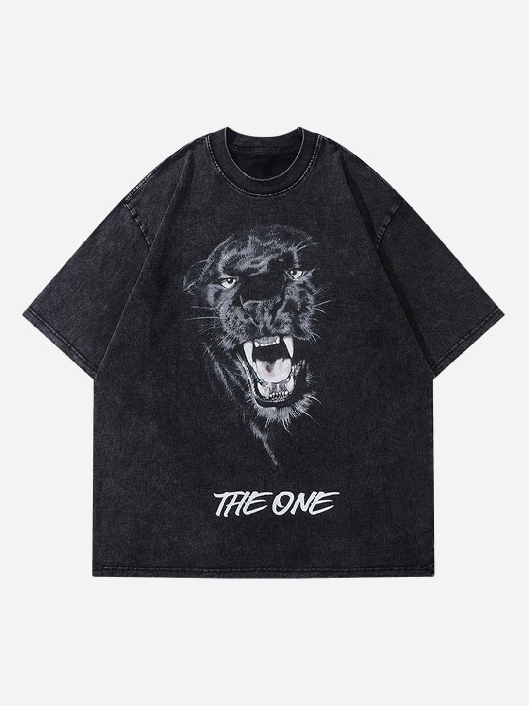 Majesda® - Black Panther Print T-shirt- Outfit Ideas - Streetwear Fashion - majesda.com