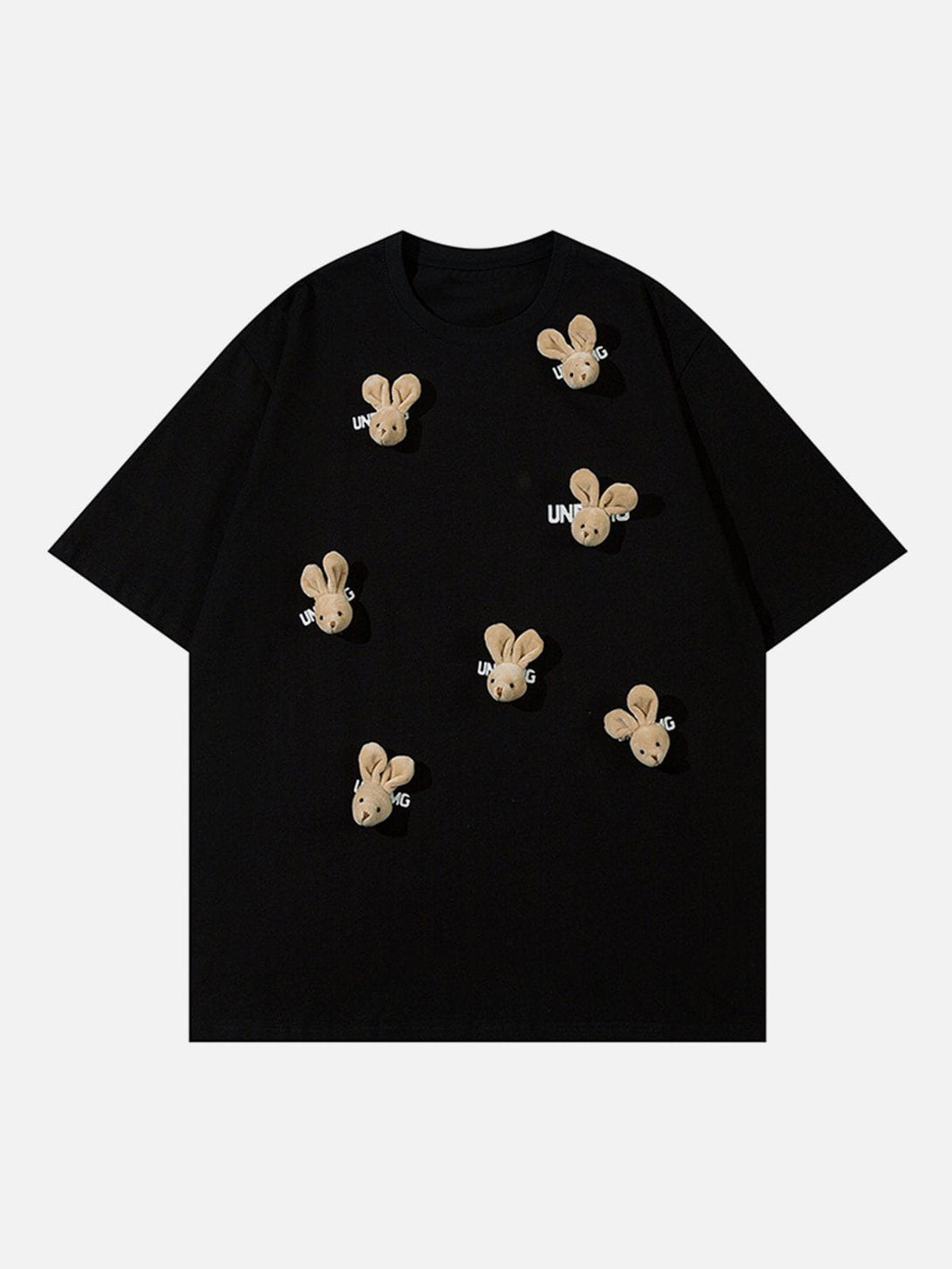 Majesda® - Bunny Doll Print Tee- Outfit Ideas - Streetwear Fashion - majesda.com