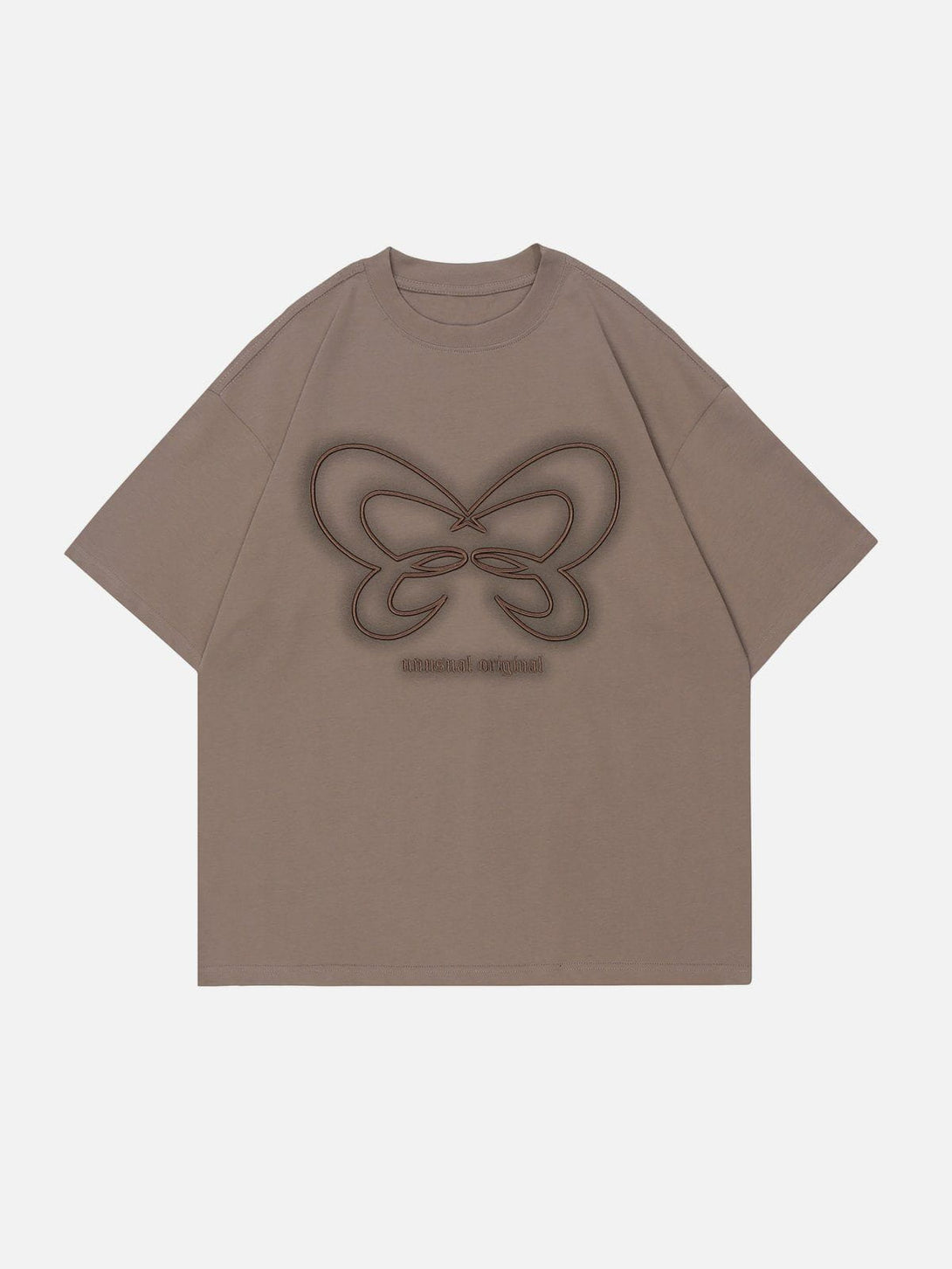 Majesda® - Butterfly Embroidery Tee- Outfit Ideas - Streetwear Fashion - majesda.com