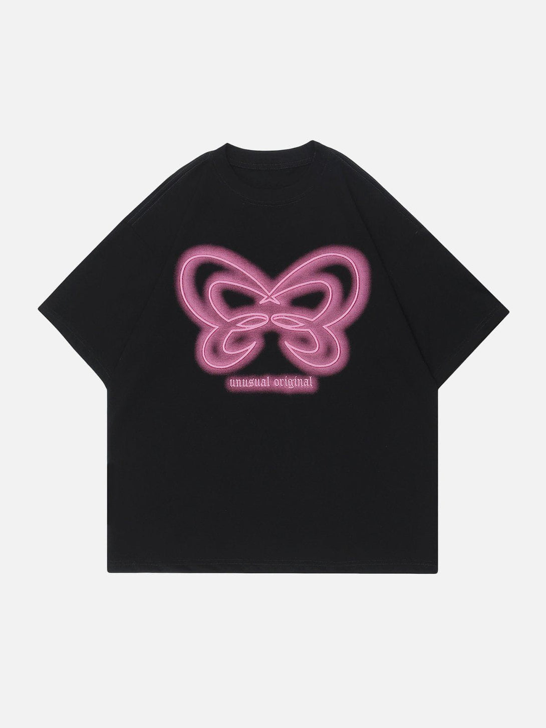 Majesda® - Butterfly Embroidery Tee- Outfit Ideas - Streetwear Fashion - majesda.com