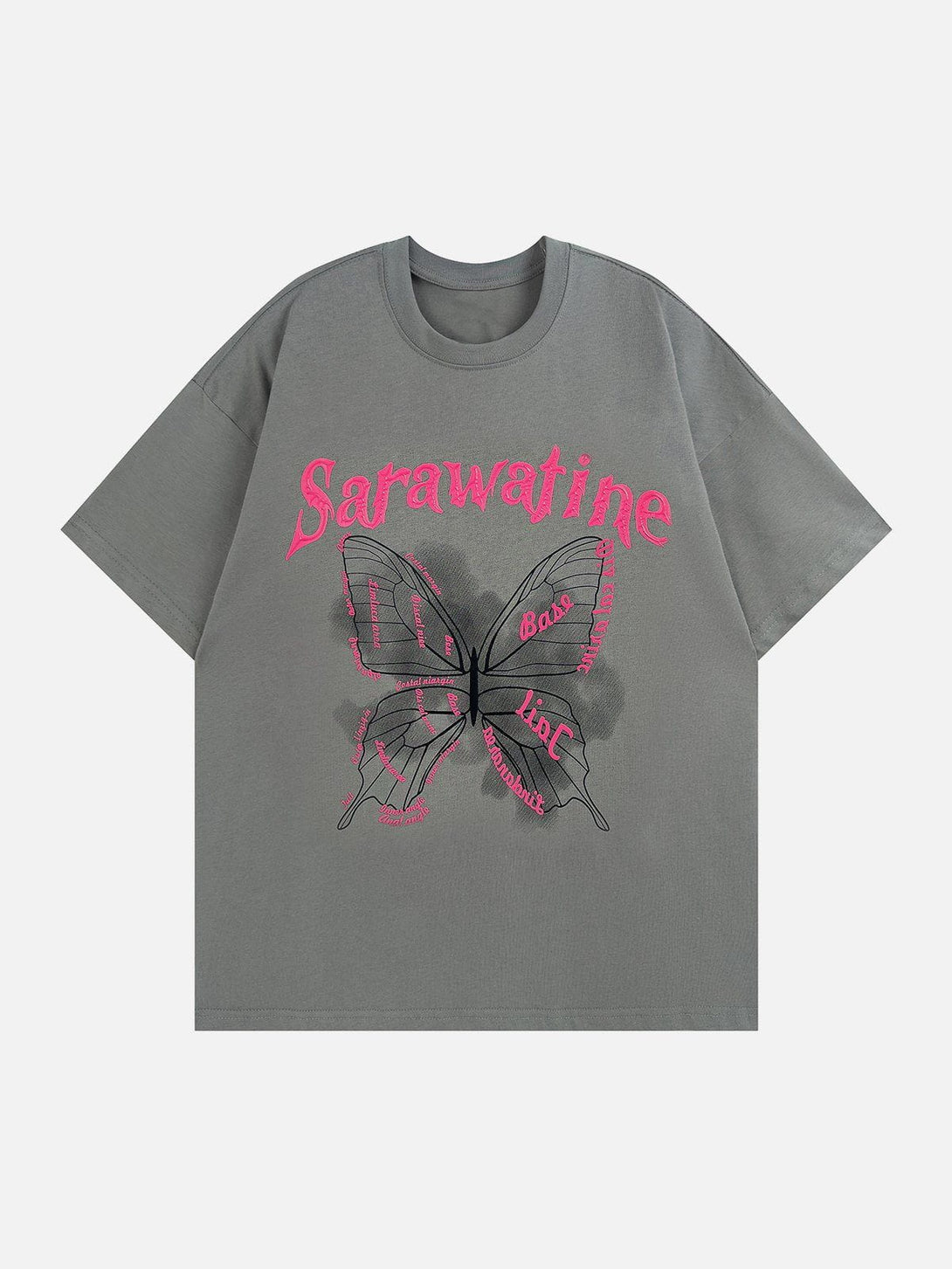 Majesda® - Butterfly Graphic Cotton Tee- Outfit Ideas - Streetwear Fashion - majesda.com