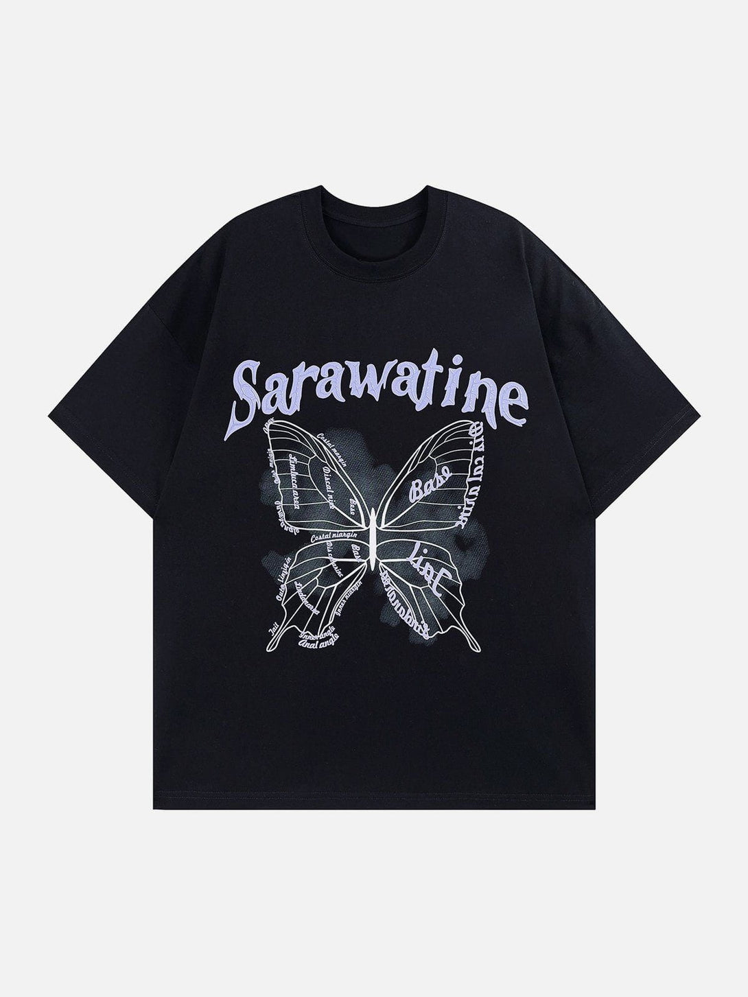 Majesda® - Butterfly Graphic Cotton Tee- Outfit Ideas - Streetwear Fashion - majesda.com