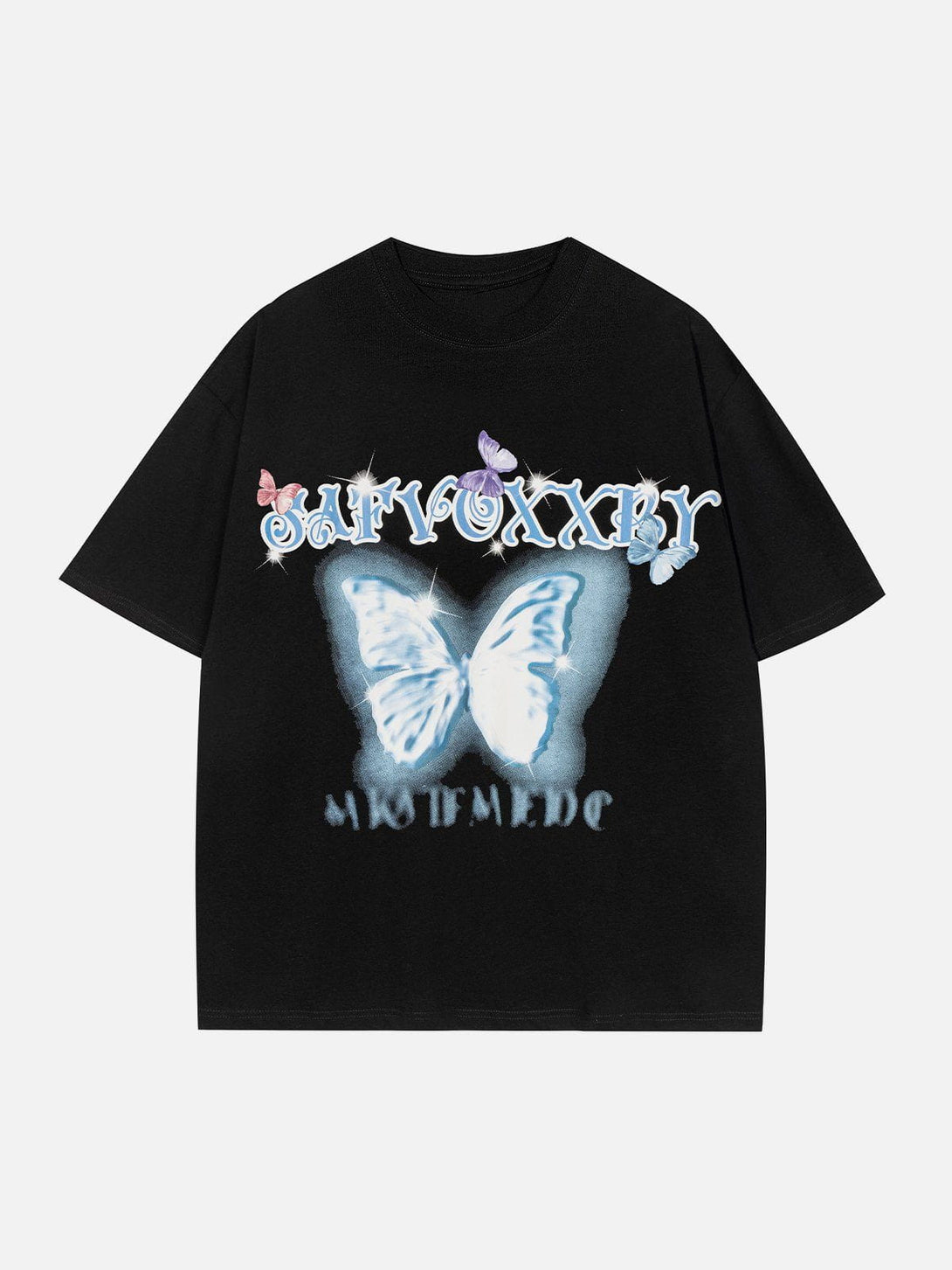 Majesda® - Butterfly Graphic Tee- Outfit Ideas - Streetwear Fashion - majesda.com