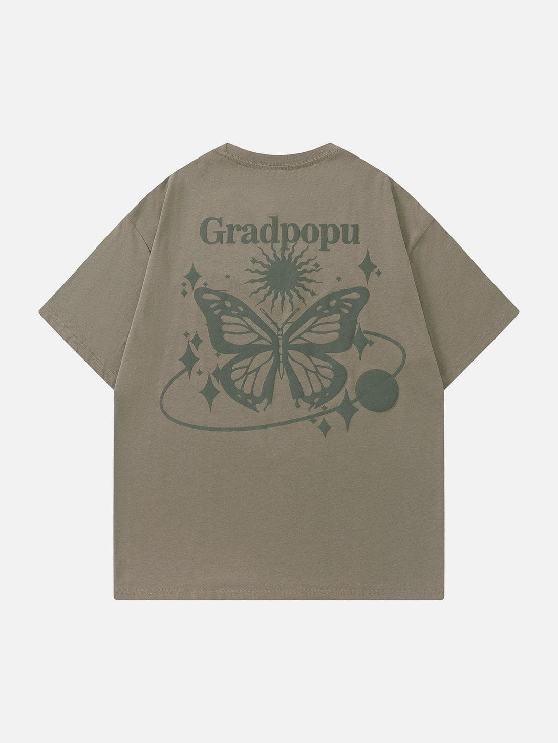 Majesda® - Butterfly Print Tee- Outfit Ideas - Streetwear Fashion - majesda.com