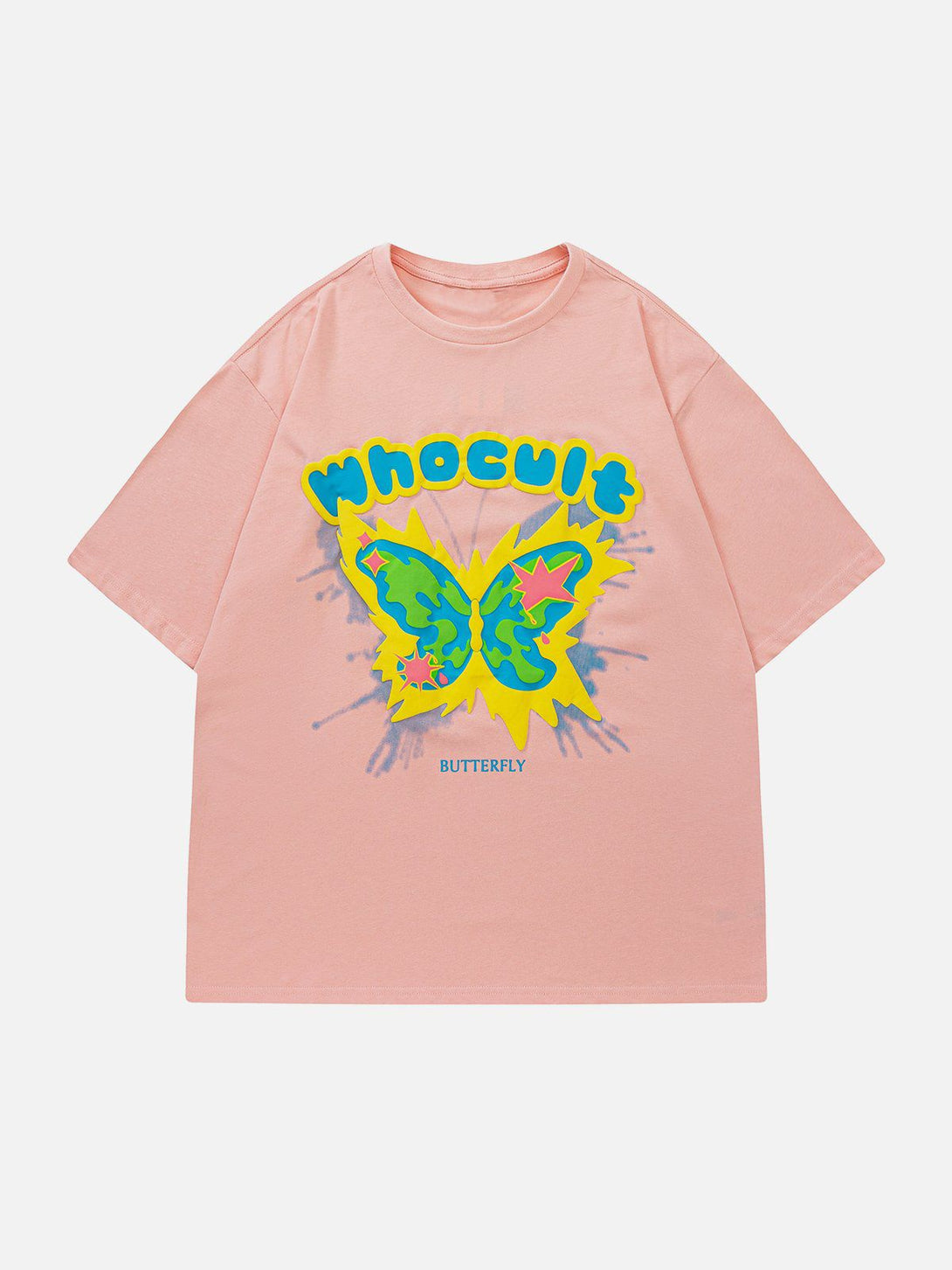 Majesda® - Butterfly Print Tee- Outfit Ideas - Streetwear Fashion - majesda.com