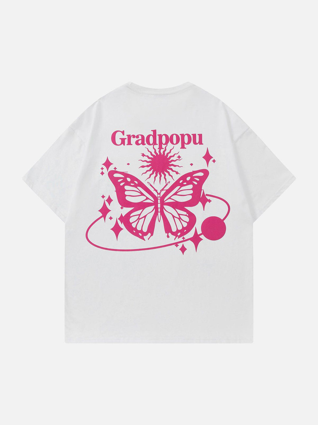 Majesda® - Butterfly Print Tee- Outfit Ideas - Streetwear Fashion - majesda.com