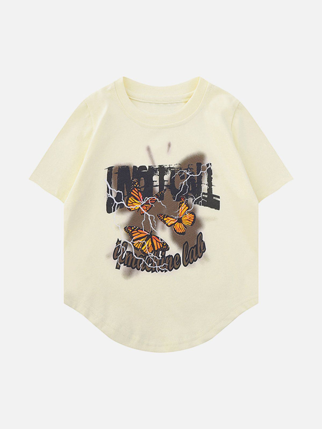 Majesda® - Butterfly Print Tee- Outfit Ideas - Streetwear Fashion - majesda.com