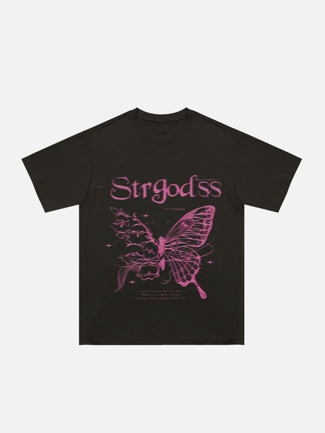 Majesda® - Butterfly Vine Print Tee- Outfit Ideas - Streetwear Fashion - majesda.com