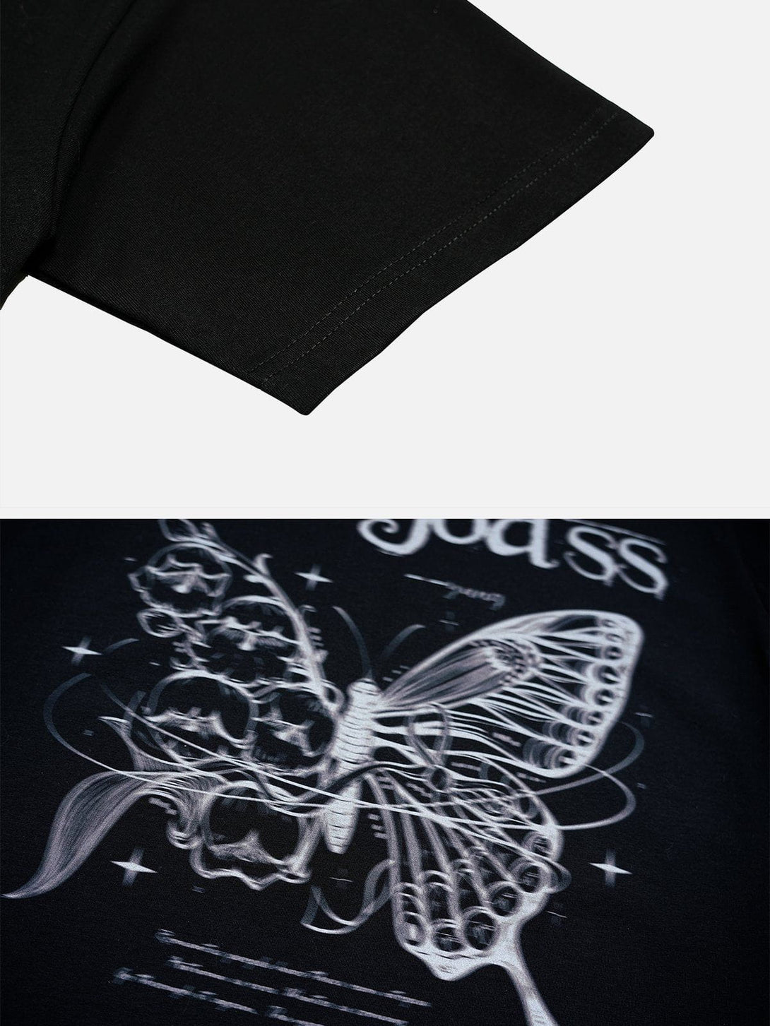 Majesda® - Butterfly Vine Print Tee- Outfit Ideas - Streetwear Fashion - majesda.com