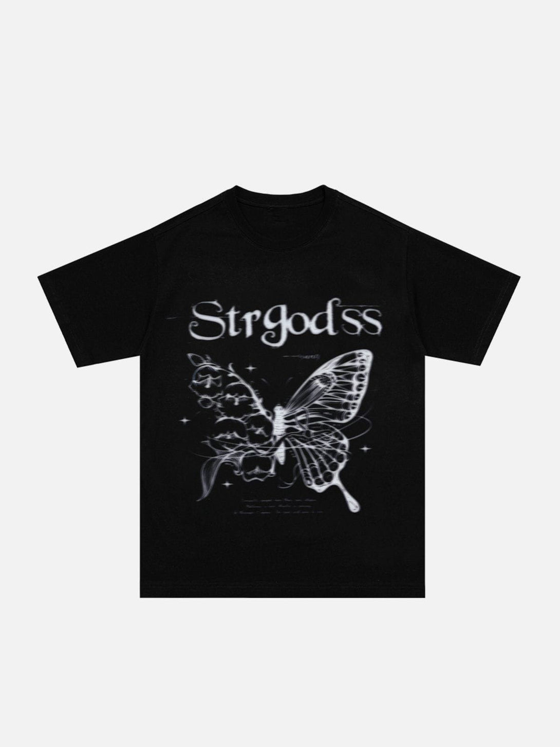 Majesda® - Butterfly Vine Print Tee- Outfit Ideas - Streetwear Fashion - majesda.com