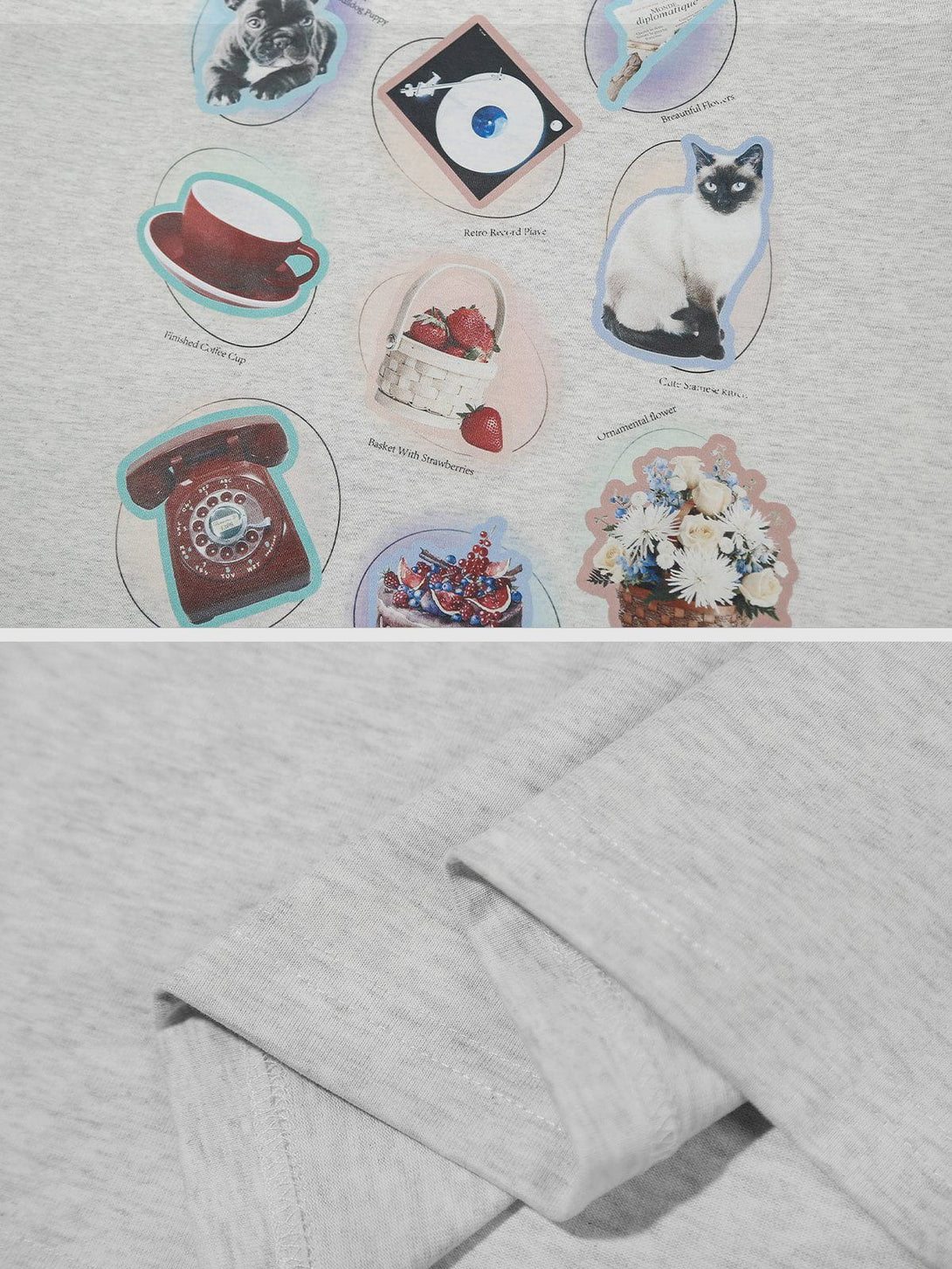 Majesda® - Cakes Print Tee- Outfit Ideas - Streetwear Fashion - majesda.com