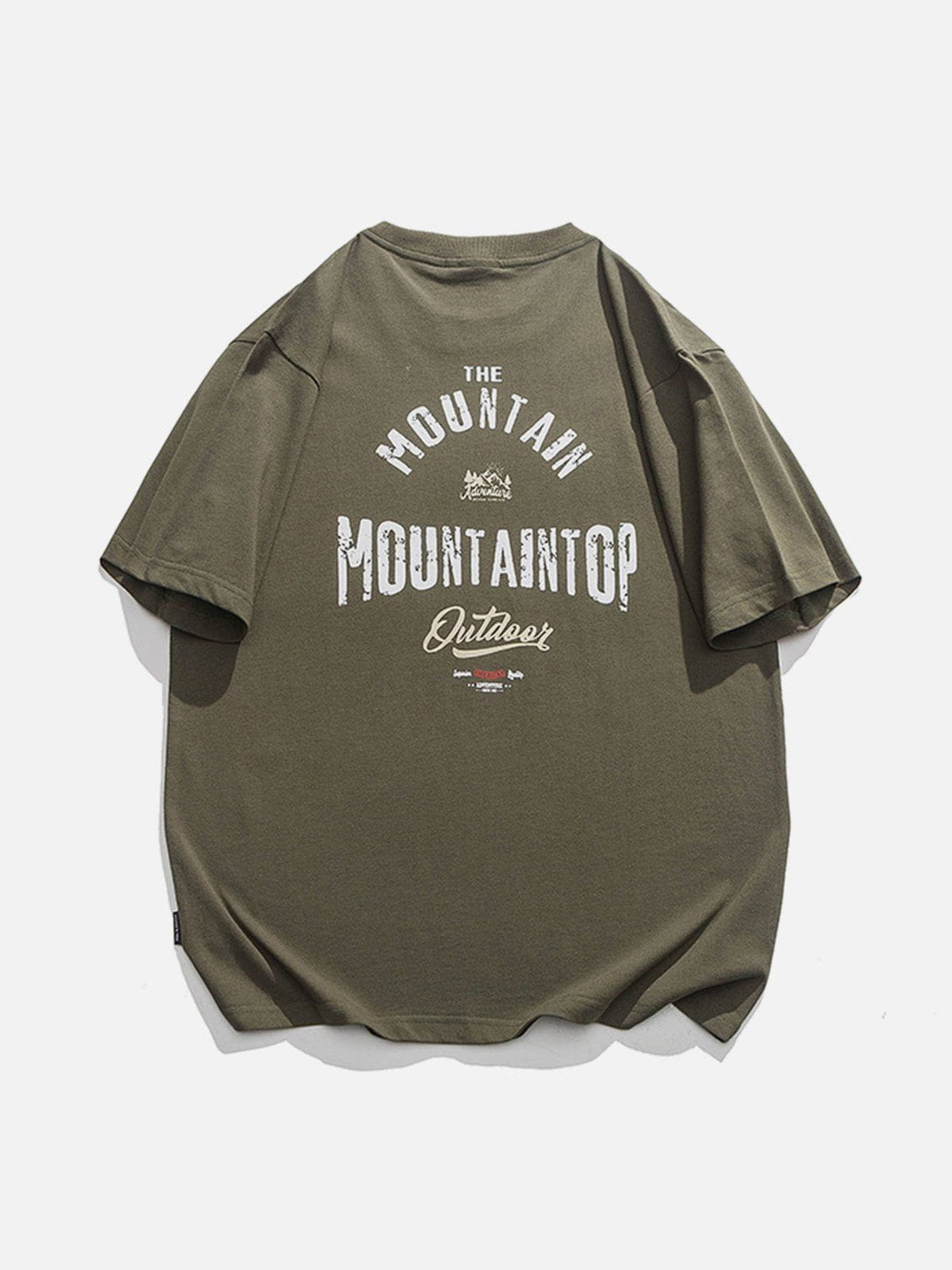 Majesda® - Camping Print Tee- Outfit Ideas - Streetwear Fashion - majesda.com