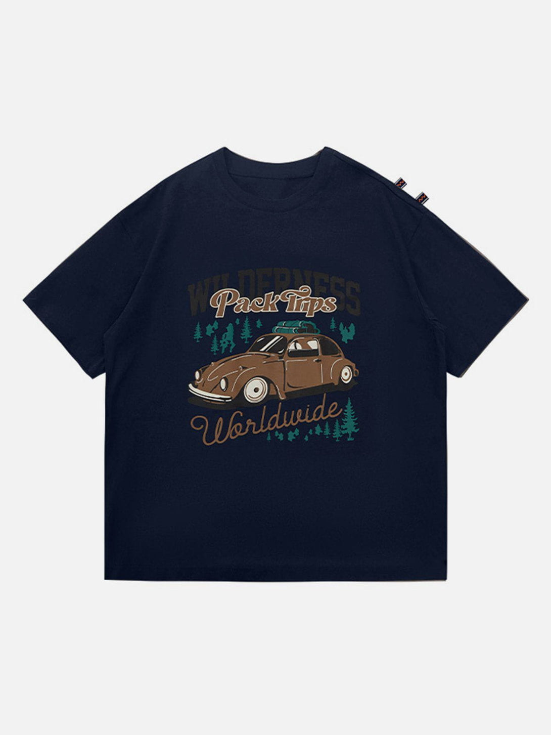 Majesda® - Car Print Tee- Outfit Ideas - Streetwear Fashion - majesda.com