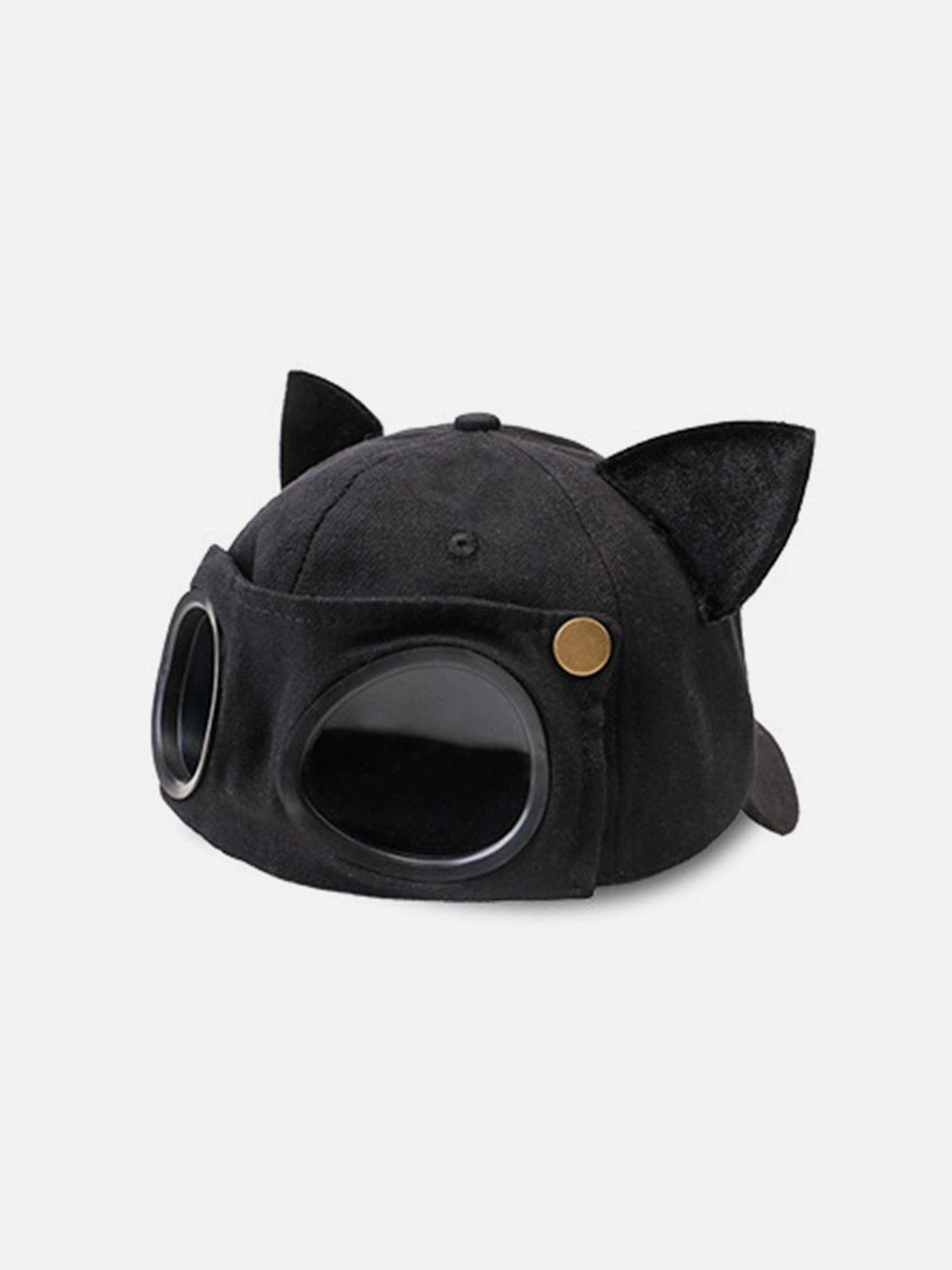 Majesda® - Cat Ears Aviator Glasses Baseball Hat- Outfit Ideas - Streetwear Fashion - majesda.com