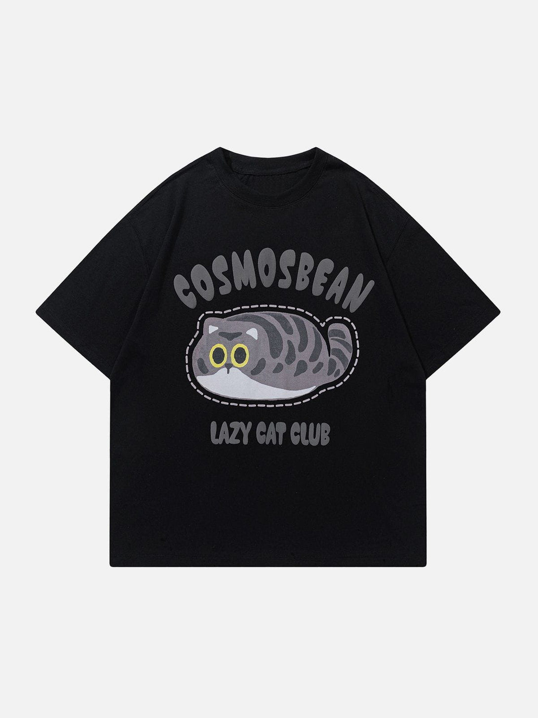 Majesda® - Cat Print Tee- Outfit Ideas - Streetwear Fashion - majesda.com