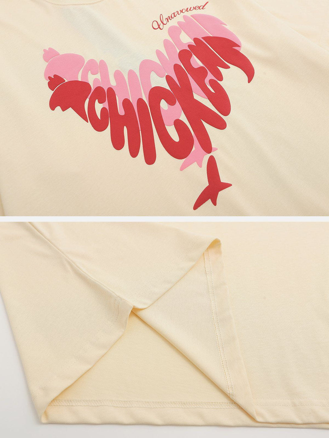 Majesda® - Chicken Print Tee- Outfit Ideas - Streetwear Fashion - majesda.com