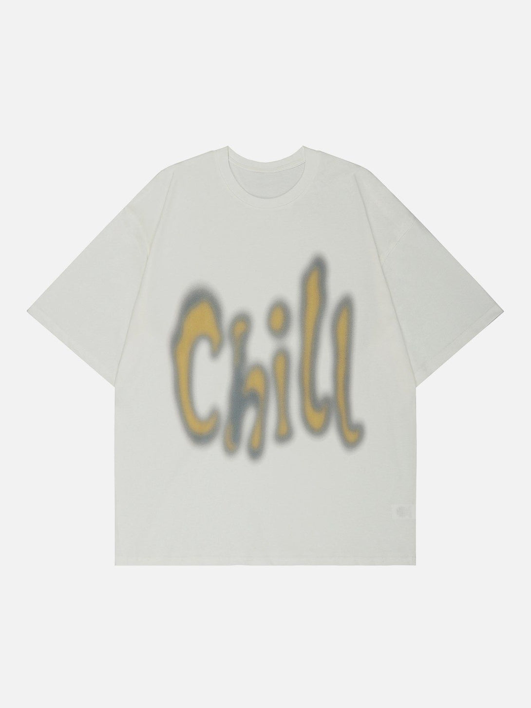 Majesda® - Chill Letters Graphic Tee- Outfit Ideas - Streetwear Fashion - majesda.com