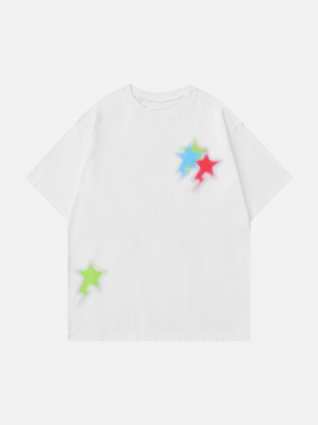 Majesda® - Color Stars Graffiti Tee- Outfit Ideas - Streetwear Fashion - majesda.com