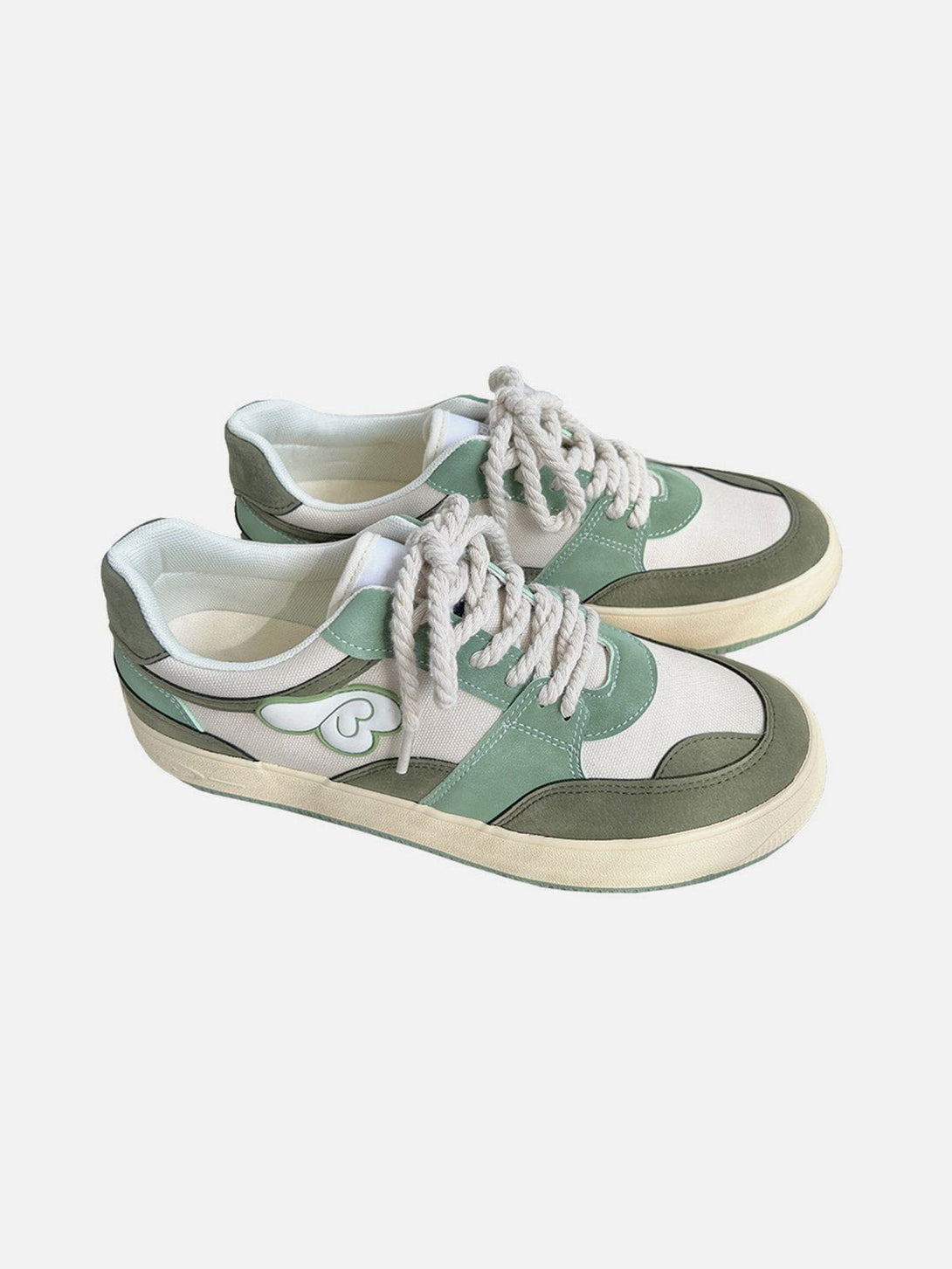 Majesda® - Colorblock Canvas Wings Graphic Casual Shoes- Outfit Ideas - Streetwear Fashion - majesda.com