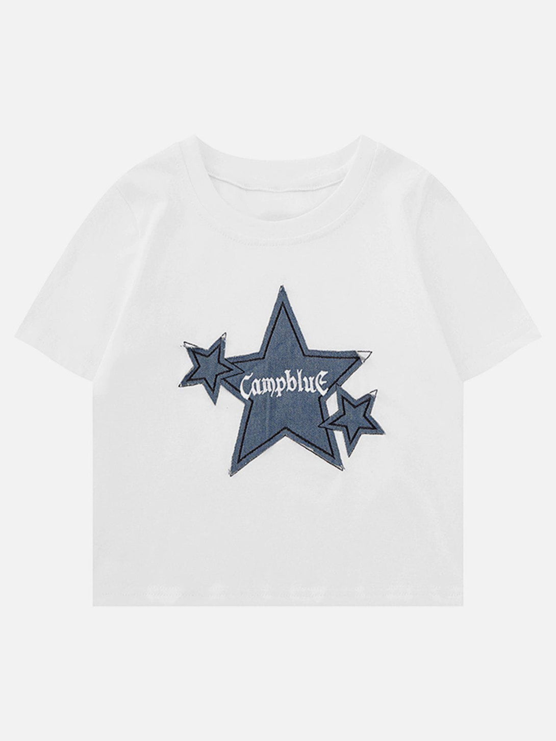 Majesda® - Cowboy Stars Patchwork Tee- Outfit Ideas - Streetwear Fashion - majesda.com