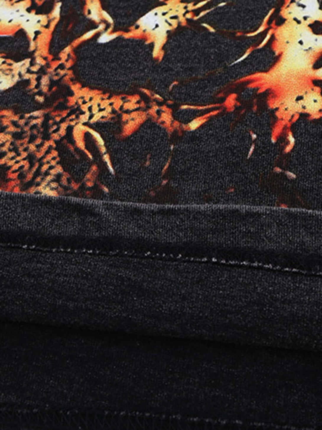 Majesda® - Creative Flaming Man Printed T-Shirt- Outfit Ideas - Streetwear Fashion - majesda.com