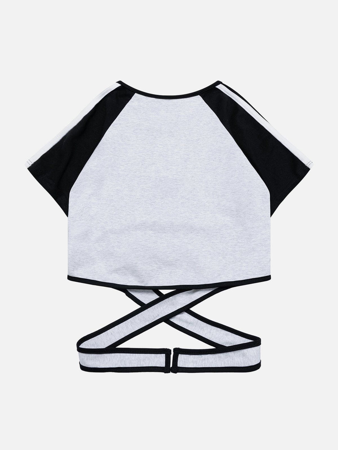 Majesda® - Cross Heart Hem Tee- Outfit Ideas - Streetwear Fashion - majesda.com