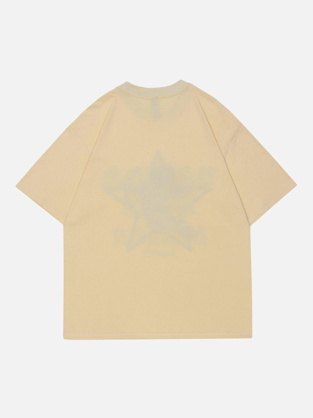 Majesda® - Cupid Towel Embroidery Star Tee- Outfit Ideas - Streetwear Fashion - majesda.com