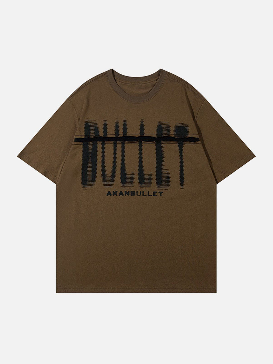 Majesda® - Cut Bullet Print Tee- Outfit Ideas - Streetwear Fashion - majesda.com