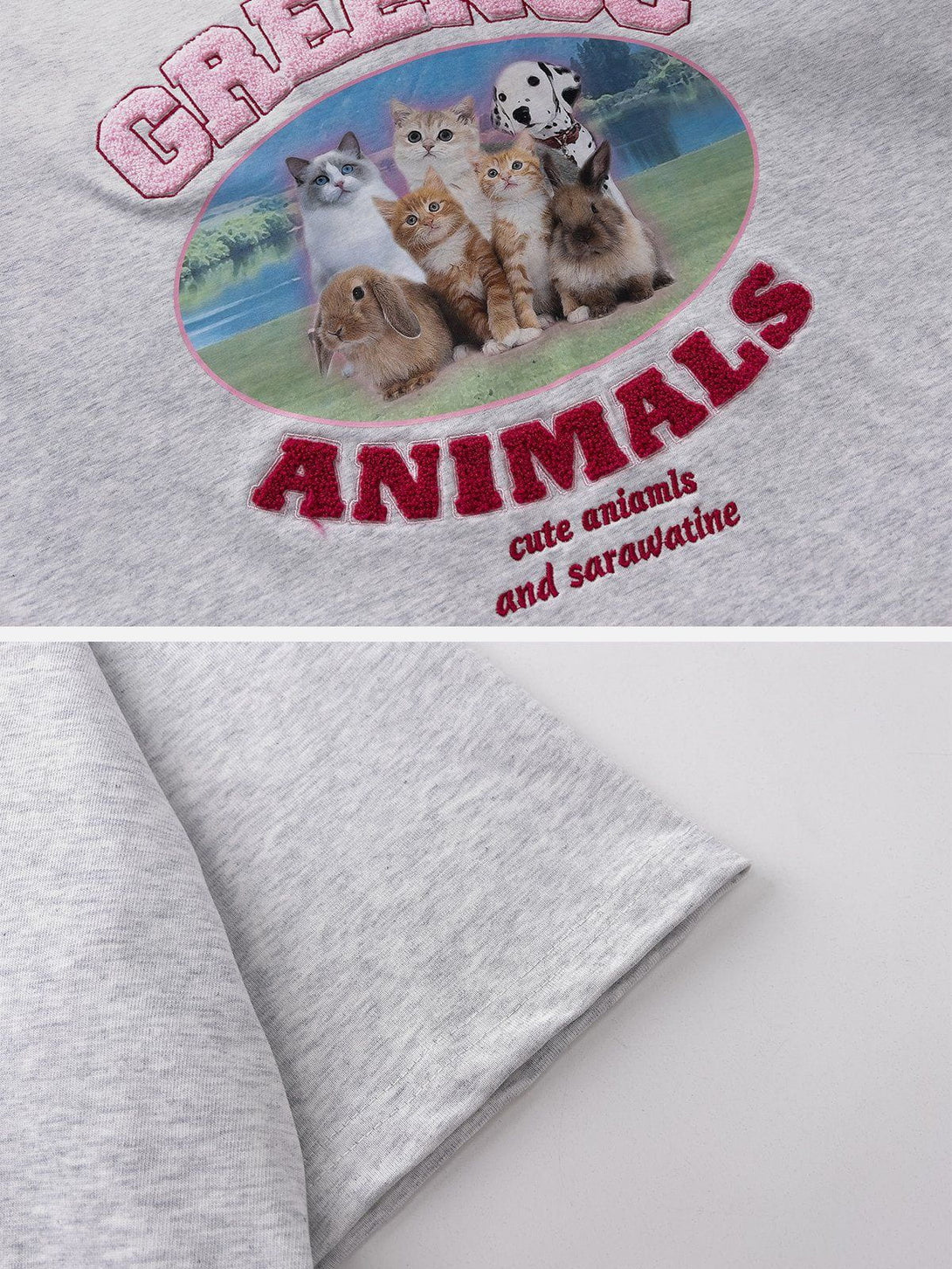 Majesda® - Cute Animal Graphic Tee- Outfit Ideas - Streetwear Fashion - majesda.com