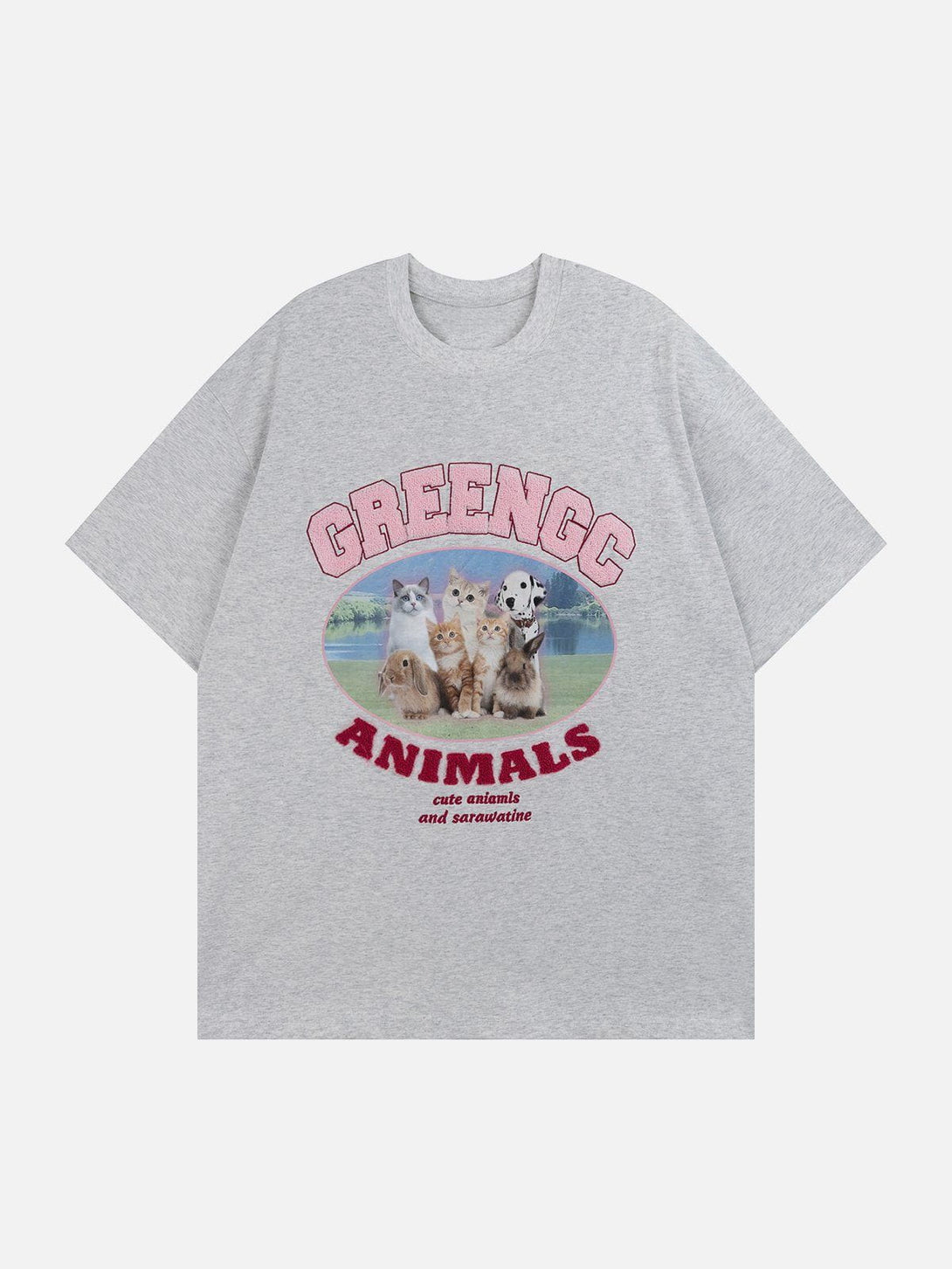 Majesda® - Cute Animal Graphic Tee- Outfit Ideas - Streetwear Fashion - majesda.com