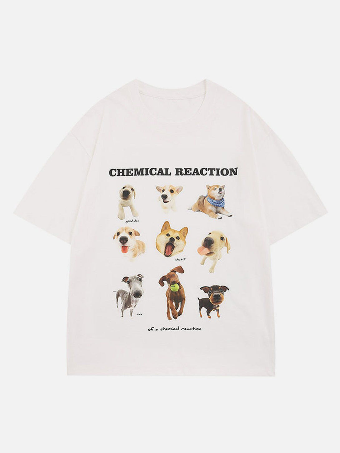 Majesda® - Cute Dog Print Tee- Outfit Ideas - Streetwear Fashion - majesda.com