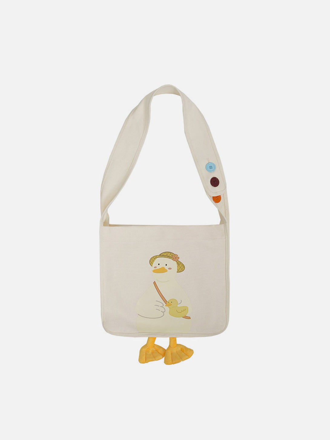 Majesda® - Cute Duck Canvas Bag- Outfit Ideas - Streetwear Fashion - majesda.com