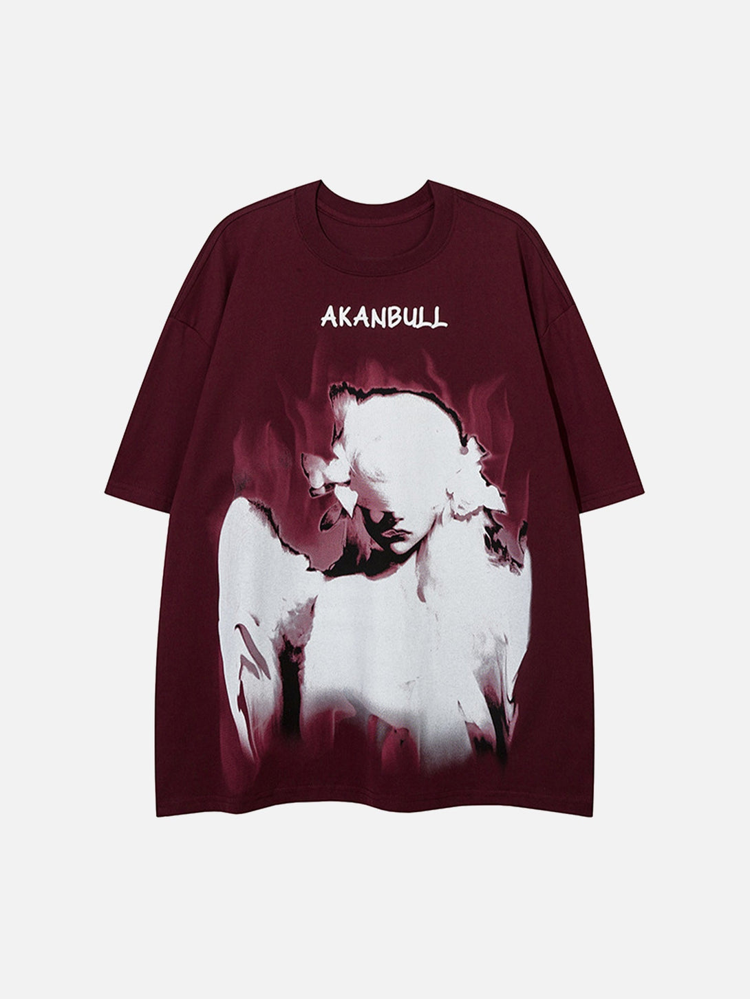 Majesda® - Dark Night Street Hip-hop Angel Girl Printed T-shirt- Outfit Ideas - Streetwear Fashion - majesda.com