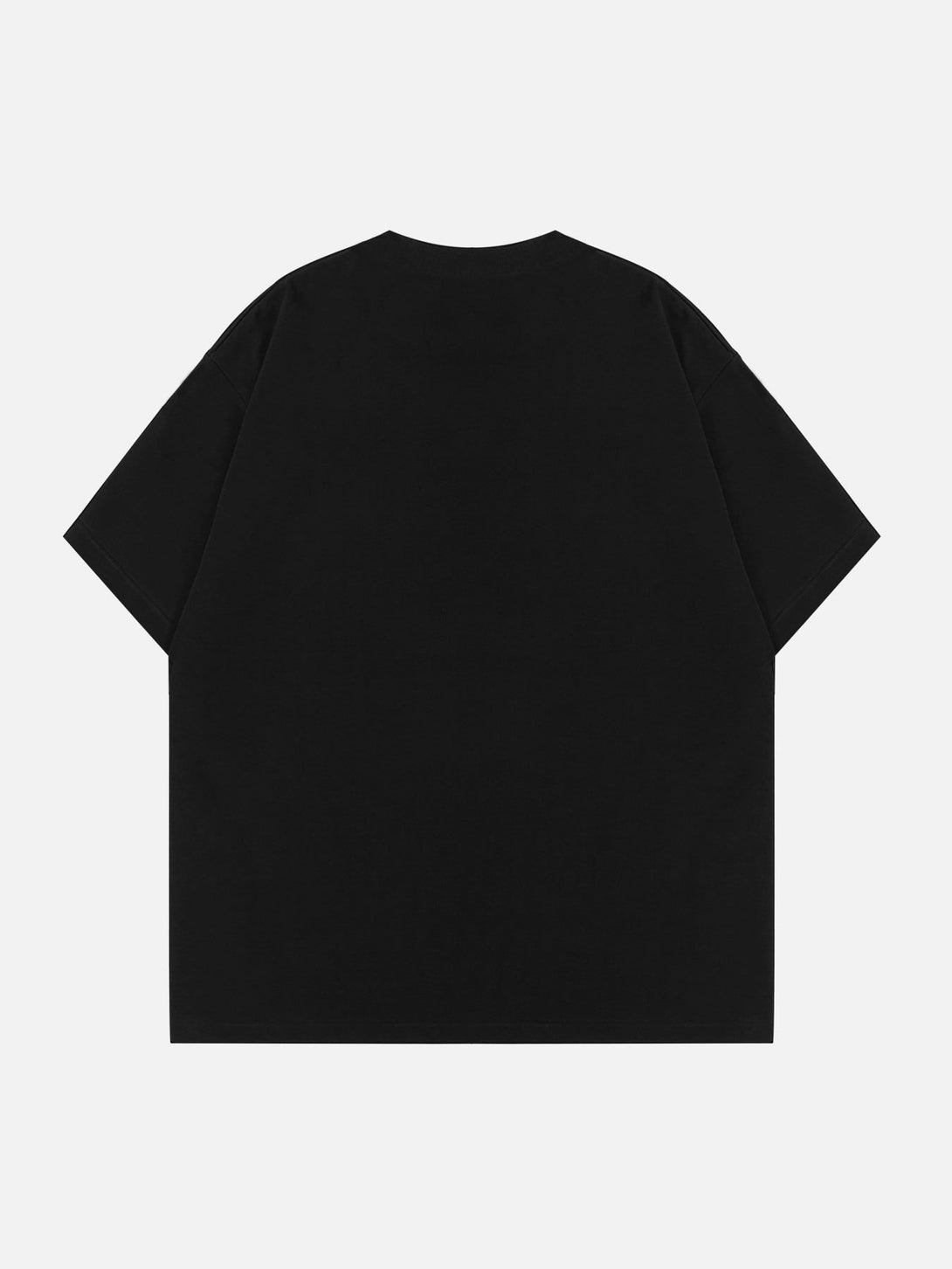 Majesda® - Dark Print T-shirt- Outfit Ideas - Streetwear Fashion - majesda.com